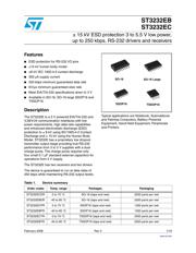 ST3232EBPR datasheet pdf 1 page