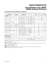MAX4729ELT+T datasheet pdf 3 page