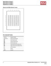 IS61WV51216BLL-10TLI datasheet pdf 2 page