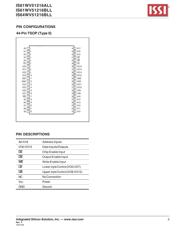 IS61WV51216BLL-10TLI datasheet pdf 3 page