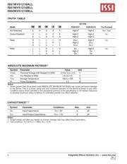 IS61WV51216BLL-10TLI datasheet pdf 4 page