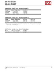 IS61WV51216BLL-10TLI datasheet pdf 5 page