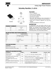 MBR4045WT datasheet pdf 1 page