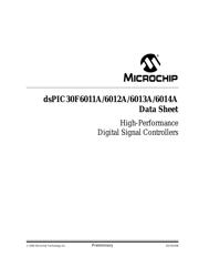DSPIC30F6014AT-20I/PT datasheet pdf 1 page