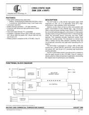 IDT71256L35DB datasheet pdf 1 page