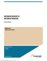 MC68HC908GZ16CFA datasheet pdf 1 page