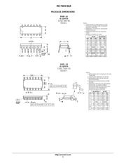 MC74HC04 datasheet pdf 5 page
