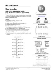 MC74HCT04AD datasheet pdf 1 page