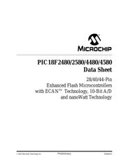 PIC18F4480-E/ML datasheet pdf 1 page