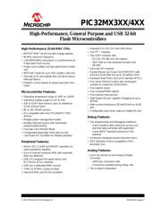 PIC32MX320F128L-80V/PT datasheet pdf 3 page