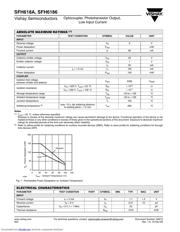 SFH618A-4X001 datasheet pdf 2 page