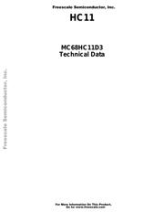 MC68HC11F1CFN4 datasheet pdf 1 page