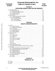 MC68HC11F1CFN4 datasheet pdf 4 page
