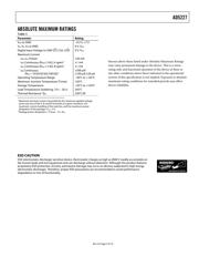 AD5227BUJZ100-RL7 datasheet pdf 5 page