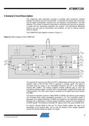 AT86RF230-ZU datasheet pdf 3 page