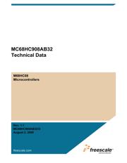MC908AB32CFUE datasheet pdf 1 page