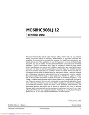 MC68HC908LJ12CFU datasheet pdf 3 page