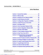 MC68HC908LJ12CFU datasheet pdf 5 page