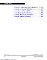 MC68HC908LJ12CFU datasheet pdf 6 page
