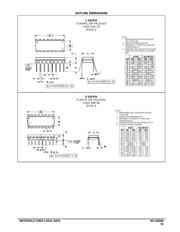 MC14020BD datasheet pdf 5 page