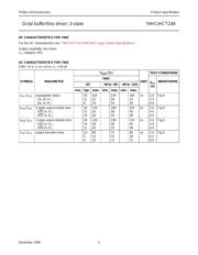 74HCT244DB datasheet pdf 5 page