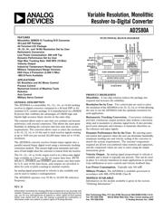 AD2S82ALPZ datasheet pdf 1 page