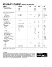 AD2S82ALPZ datasheet pdf 4 page
