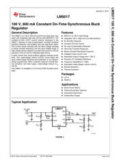 LM5017MR datasheet pdf 1 page