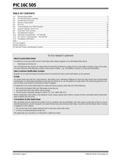 PIC16C505-04/P datasheet pdf 2 page
