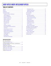 ADSP-BF533SBBZ500 datasheet pdf 2 page
