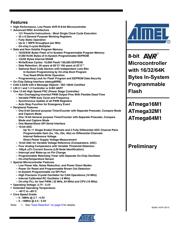 ATMEGA32M1-MU datasheet pdf 1 page