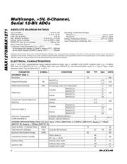 MAX1271BCAI+ datasheet pdf 2 page
