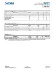 FMMT458TA datasheet pdf 2 page