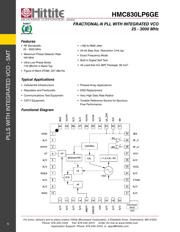 HMC830LP6GETR datasheet pdf 3 page