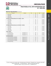 HMC830LP6GETR datasheet pdf 6 page