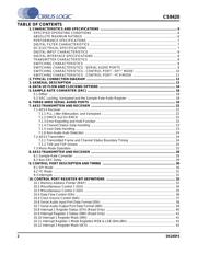 CS8420 datasheet pdf 2 page