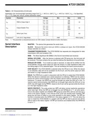 AT25256W-10SC-2.7 datasheet pdf 5 page