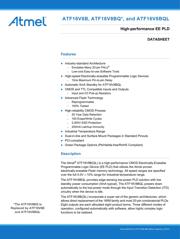 ATF16V8B-10JU datasheet pdf 1 page