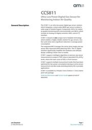 CCS811 datasheet pdf 1 page
