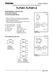 TLP281-4(GB-TP,J,F) datasheet pdf 1 page
