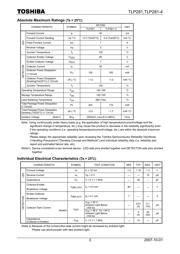TLP281-4(GB-TP,J,F) datasheet pdf 3 page