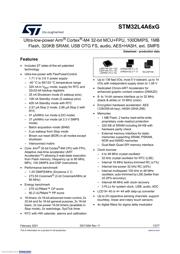 STM32L4A6VGY6TR datasheet pdf 1 page