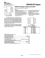 CD4521BM96E4 datasheet pdf 1 page