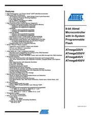ATMEGA645-16AU datasheet pdf 1 page