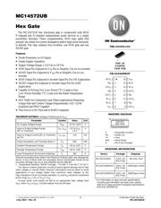 MC14572UBCP datasheet pdf 1 page