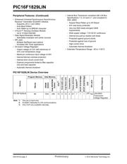 PIC16F1829LINT-I/SS datasheet pdf 2 page