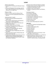 AX5043-1-TA05 datasheet pdf 2 page
