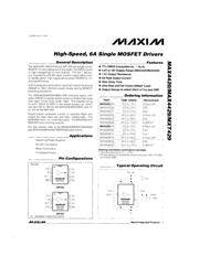 MAX4420 datasheet pdf 1 page