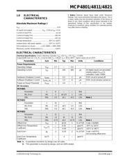 MCP4811-E/SN datasheet pdf 3 page