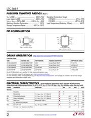 LTC1661CMS8#TRPBF datasheet pdf 2 page